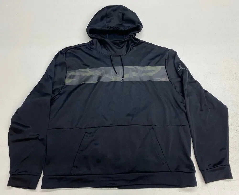Men Air Jordan Jumpman Alpha Therma camo performance pullover hoodie XL